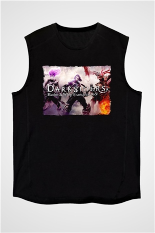 Darksiders Siyah Unisex Kolsuz Tişört