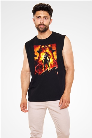 Darksiders Siyah Unisex Kolsuz Tişört