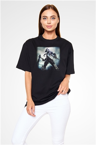 Darksiders Siyah Unisex Oversize Tişört T-Shirt
