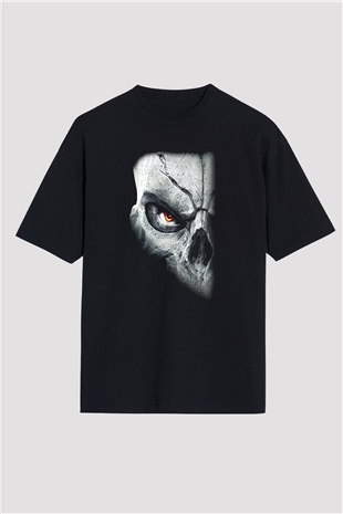 Darksiders Siyah Unisex Oversize Tişört T-Shirt