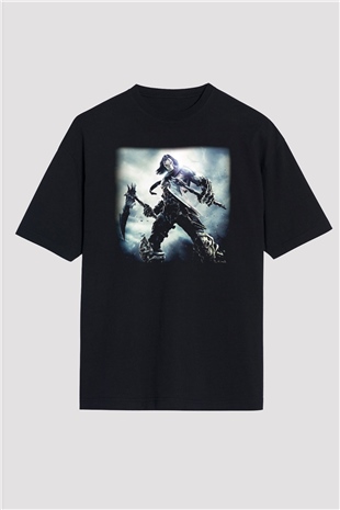 Darksiders Siyah Unisex Oversize Tişört T-Shirt