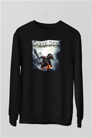 Darksiders Siyah Unisex Sweatshirt