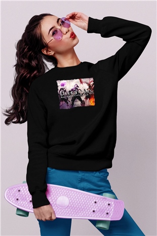Darksiders Siyah Unisex Sweatshirt