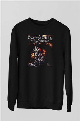 Darksiders Siyah Unisex Sweatshirt