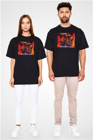 Darksiders Siyah Oversize Tişört Oversize T-shirt