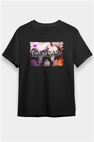 Darksiders Siyah Unisex Tişört T-Shirt