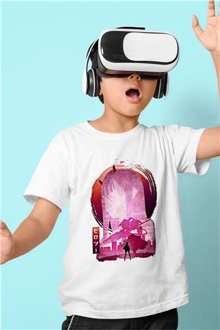 Darling İn The Franxx Baskılı Beyaz Unisex Beyaz Çocuk Tişört - Tshirt