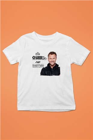 Dash Berlin Beyaz Unisex Çocuk Tişört