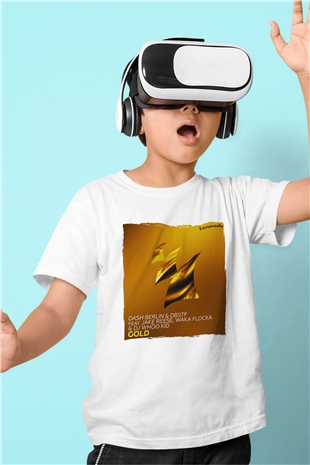 Dash Berlin Beyaz Unisex Çocuk Tişört