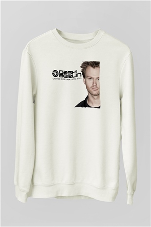 Dash Berlin Beyaz Unisex Sweatshirt