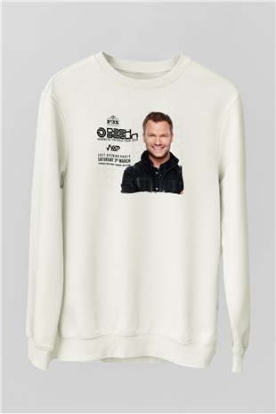 Dash Berlin Beyaz Unisex Sweatshirt