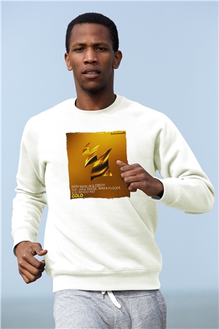 Dash Berlin Beyaz Unisex Sweatshirt