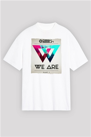 Dash Berlin Beyaz Oversize Tişört Oversize T-shirt - TişörtFabrikası