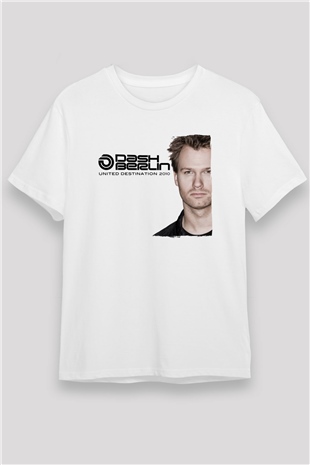 Dash Berlin Beyaz Unisex Tişört T-Shirt - TişörtFabrikası