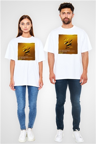 Dash Berlin Beyaz Oversize Tişört Oversize T-shirt - TişörtFabrikası