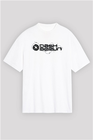 Dash Berlin Beyaz Oversize Tişört Oversize T-shirt - TişörtFabrikası