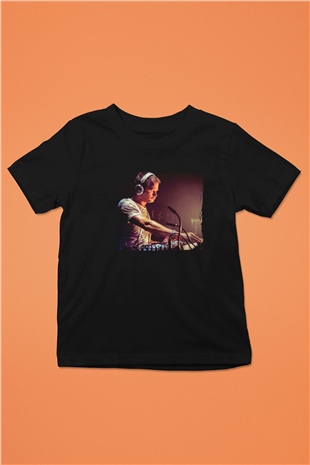 Dash Berlin Siyah Unisex Çocuk Tişört