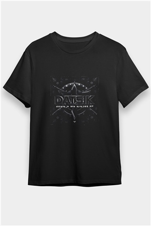 Datsik Baskılı Unisex Siyah Tişört