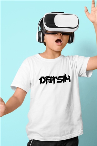 Datsik Beyaz Unisex Çocuk Tişört
