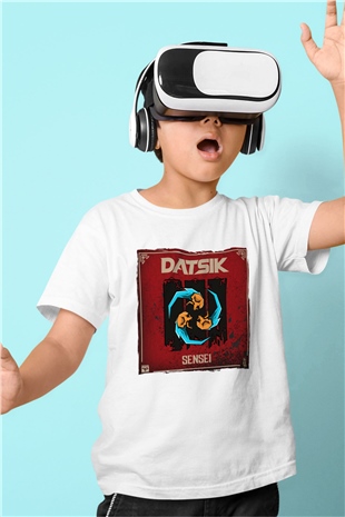 Datsik Beyaz Unisex Çocuk Tişört