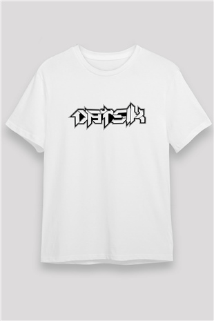 Datsik Beyaz Unisex Tişört T-Shirt - TişörtFabrikası