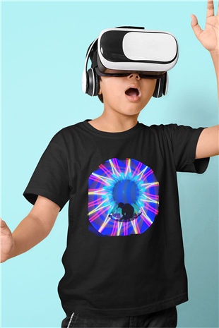 Datsik Siyah Unisex Çocuk Tişört