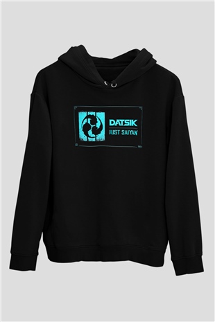Datsik Siyah Unisex Kapüşonlu Sweatshirt