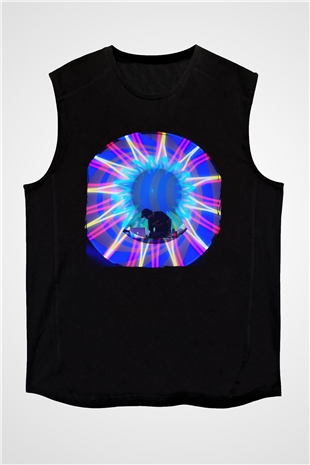 Datsik Siyah Unisex Kolsuz Tişört