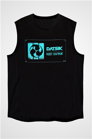 Datsik Siyah Unisex Kolsuz Tişört