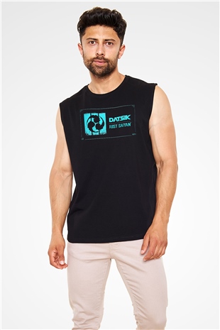 Datsik Siyah Unisex Kolsuz Tişört
