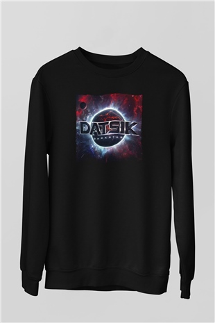 Datsik Siyah Unisex Sweatshirt