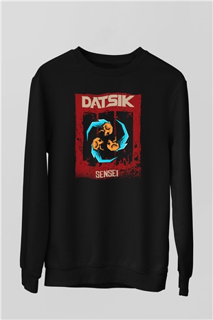Datsik Siyah Unisex Sweatshirt