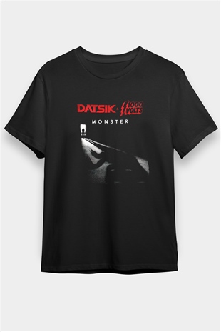 Datsik Siyah Unisex Tişört T-Shirt - TişörtFabrikası