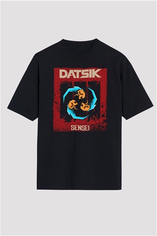 Datsik Siyah Oversize Tişört Oversize T-shirt - TişörtFabrikası