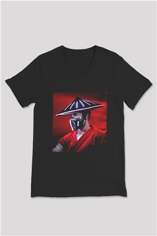 Datsik Siyah Unisex V Yaka Tişört