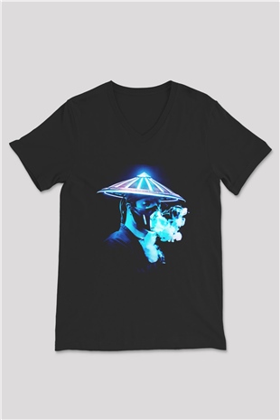 Datsik Siyah Unisex V Yaka Tişört