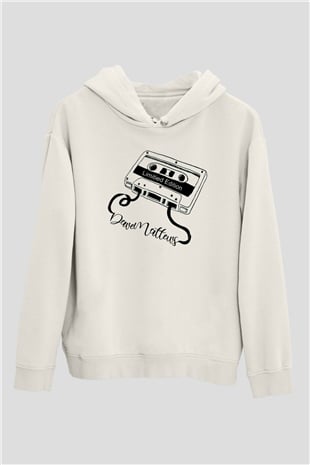 Dave Matthews Band Beyaz Unisex Kapüşonlu Sweatshirt