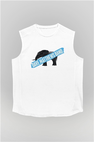 Dave Matthews Band Beyaz Unisex Kolsuz Tişört
