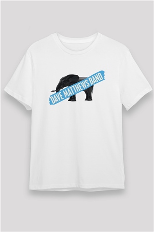 Dave Matthews Band Beyaz Unisex Tişört T-Shirt - TişörtFabrikası