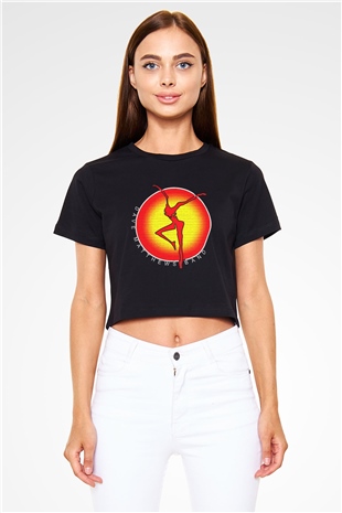 Dave Matthews Band Siyah Crop Top Tişört