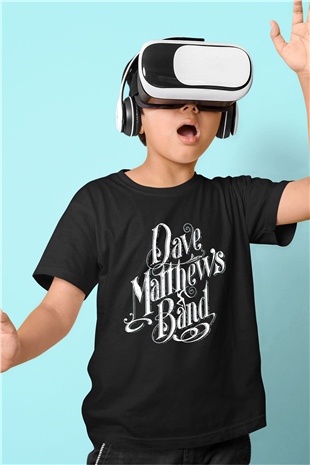 Dave Matthews Band Siyah Unisex Çocuk Tişört