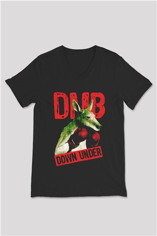 Dave Matthews Band Siyah Unisex V Yaka Tişört