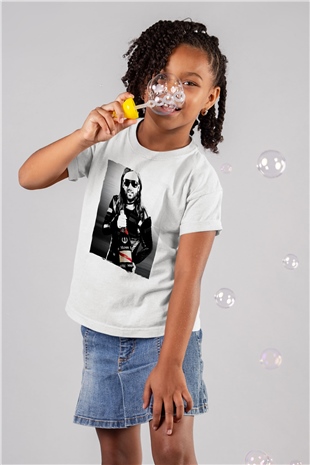 David Guetta Beyaz Unisex Çocuk Tişört
