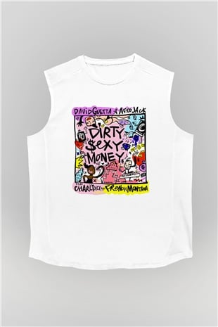David Guetta Beyaz Unisex Kolsuz Tişört