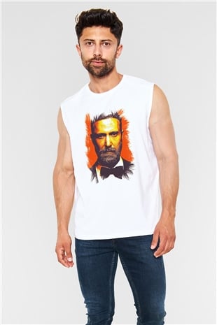 David Guetta Beyaz Unisex Kolsuz Tişört