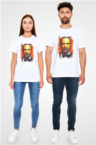 David Guetta Beyaz Unisex Tişört T-Shirt - TişörtFabrikası