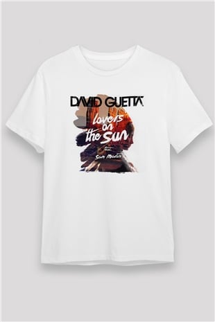 David Guetta Beyaz Unisex Tişört T-Shirt - TişörtFabrikası