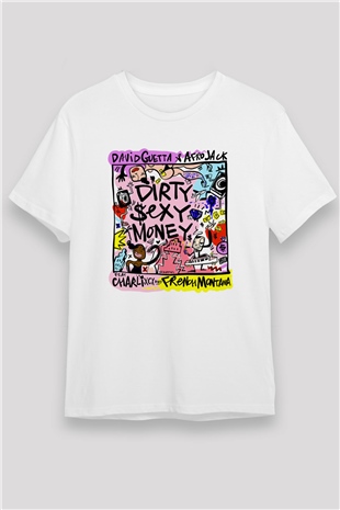 David Guetta Beyaz Unisex Tişört T-Shirt - TişörtFabrikası
