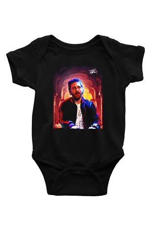 David Guetta Siyah Bebek Body - Zıbın