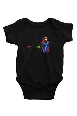 David Guetta Siyah Bebek Body - Zıbın